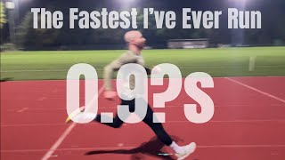 The Fastest I’ve Ever Run  Sprint Training Week  Breaking 7 8 [upl. by Noraf]