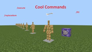 3 Cool Commands For Minecraft Bedrock [upl. by Yolanthe]