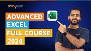 Advanced Excel Full Course 2023  Excel Tutorial For Beginners  Excel Training  Simplilearn [upl. by Notsud]