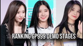 Ranking GP999 Demo Stages [upl. by Llennyl]