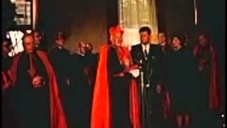 July 2 1963  President John F Kennedy visits North American College in Rome Italy Color [upl. by Anstus]