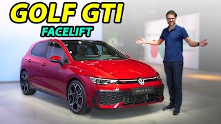 VW Golf GTI facelift unveiled  REVIEW 2024 [upl. by Durning]