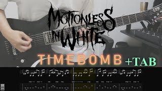 TAB Motionless In White  Timebomb Guitar Cover  TAB [upl. by Dickey]