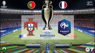 PORTUGAL vs FRANCIA  FINAL EURO 2024  EA FC24  PSD1EZ [upl. by Nylavad889]