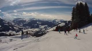 Skiwelt  Scheffau Piste 2a Hochbrixen Abfahrt [upl. by Aliakam]