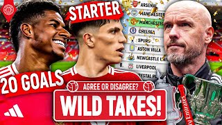 Rashford Will Score 20 Goals And Other Big Takes  Agree Or Disagree [upl. by Bakemeier]