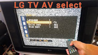 LG tv AV mode with remote [upl. by Va939]