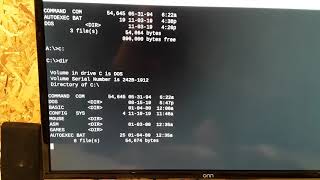 homemade 8088 computer with Raspberry pi 4 booting DOS 622 [upl. by Omolhs]