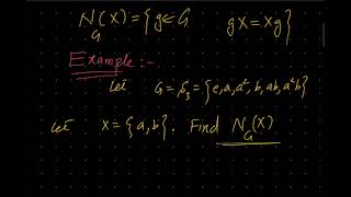 Centralizer and normalizer of subset of a group Centre of a group Eamples of Dihedral groups [upl. by Albertine]