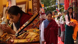 Enthronement Of Gyana Ta RinpocheReincarnation of Dungse Thinley Norbu Rinpoche in USA Rinpoche [upl. by Maxey]