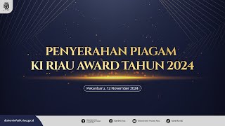 KOMISI INFORMASI RIAU AWARD TAHUN 2024 [upl. by Nyram]