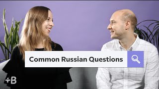 Russians Answer Common Questions About Russian Language amp Culture [upl. by Ynohtn]