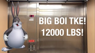 BIG BOI TKE Hydraulic ElevatorLift  YueKong Pao Hall  Purdue University  West Lafayette IN [upl. by Fortunia]