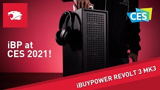 iBUYPOWER Revolt 3 Mk3 Walk Through CES 2021 Small Form Factor Gaming PC [upl. by Elexa]