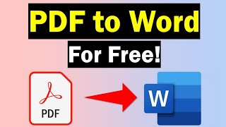 how to convert pdf to word in 2024  how to convert pdf to word document techinfo pdftowrd part 3 [upl. by Friedlander]