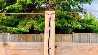 Build a Homemade DIY TV Antenna from copper wire  dipole OTA TV antenna for local channels [upl. by Namad]