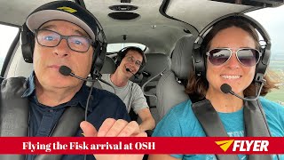 Flying the Fisk arrival to AirVenture at Oshkosh 2022 [upl. by Mattheus977]