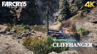 Far Cry 5  Gameplay  PREPPER STASH  Cliffhanger [upl. by Yengac948]