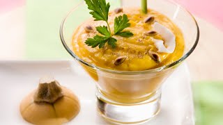 Recette  Purée de butternut au lait de coco [upl. by Ainet]