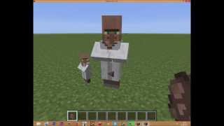 Tuto  Creer des villageois Minecraft 1 [upl. by Brita]