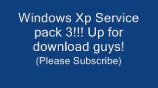 Download Windows xp Service Pack 3iso FREE [upl. by Nashbar607]