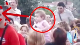 Baby Sees quotMamaquot Mary on Apparition Hill Medjugorje Then this happens 😭🙏 [upl. by Norvol]