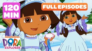 Dora the Explorer Winter Rescues w the Snow Princess ❄️ 2 Hours  Dora amp Friends [upl. by Toblat]