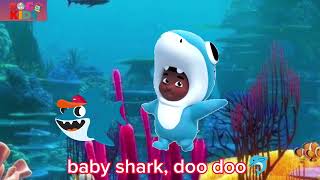 Baby shark doo doo for toddlers funforkids fivelittlesharks nurseryrhymes [upl. by Netsirk130]