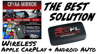 CPAA Mirror The best way to add Wireless CarPlay  Android Auto to the New Soundstream Harley Radio [upl. by Nolad]