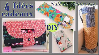 4 dernières idées différentes pour vos cadeaux patron PDF by Nathalie couture easy [upl. by Stimson]