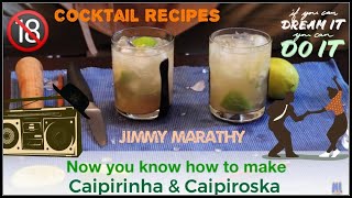 How to make  cocktail  Caipirinha  Caipiroska  DIY  Easy  method  recipe  vodka  cachaca [upl. by Elissa422]