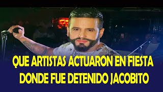 NELSON VELÁSQUEZ ACTUÓ EN FIESTA DONDE FUE DETENIDO JACOBITO BUCARAM HIJO DE ABDALÁ BUCARAM [upl. by Aikem]