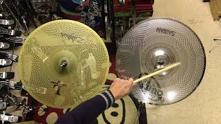 Zildjian vs Sabian L80 or Quiet Tone VIDEO REVIEW by 247drums [upl. by Art]