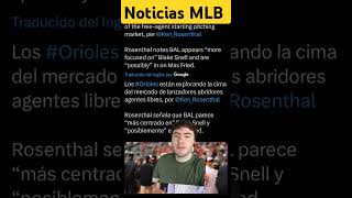 AGENCIA LIBRE MLB DODGERS RED SOX ORIOLES CUBS mlb mlbnoticias beisbol [upl. by Niriam]