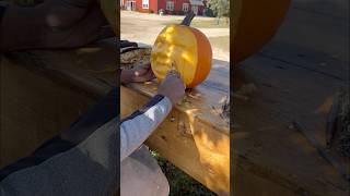 Pumpkin carving awesome shorts halloween [upl. by Auj]