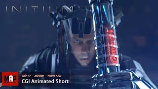 SciFi Action CGI Animated Short Film  INITIUM  Space Travel Action CG movie by ArtFX Team [upl. by Lamee]