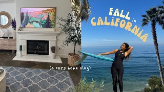 a cozy fall home vlog in California 🌞🍂🌊 [upl. by Aekim312]