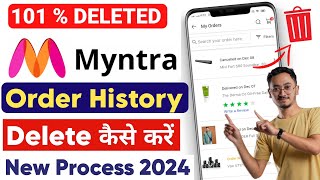 Myntra se order history kaise delete kare  How to delete order history on myntra [upl. by Mckenna]