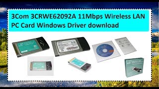 Driver 3Com 3CRSHPW796 11Mbps Wireless PC Card Windows Linux Utility [upl. by Celestyn]