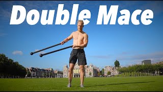 Double Mace Flow  Macebell Training [upl. by Loftus]