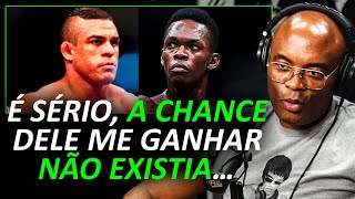 ANDERSON SILVA sobre ADESANYA amp BELFORT [upl. by Essinger]