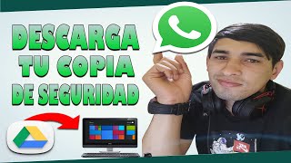 ✅Como EXTRAER tu copia de seguridad de WHATSAPP de Google Drive📥 en PC💯 FUNCIONA 2021 [upl. by Nauqyt902]