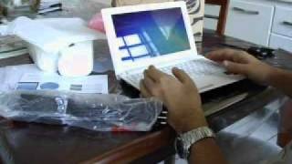 Unboxing e Review netbook net slim N423 microboard portugues [upl. by Gwynne495]