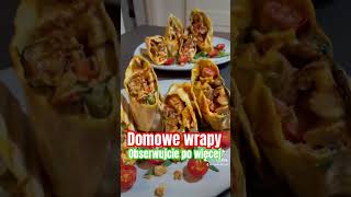 Domowe smaki  domowe wrapy food vlog gotujemy [upl. by Januarius]