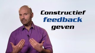 Constructief feedback geven [upl. by Ynaffad]