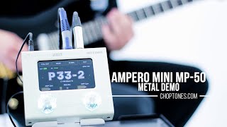 Hotone Ampero Mini MP50  Metal Demo [upl. by Alver]