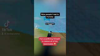 He sacrifice himself in Fortnite [upl. by Notsahc]