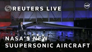 LIVE NASA reveals its X59 supersonic aircraft [upl. by Chobot]