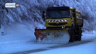 La neige a fait son apparition en alsace [upl. by Elok]