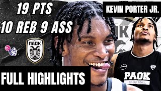 Kevin Porter Jr GAME Highlights 202324  19 PTS 10 REB 9 ASS 4 BLKS [upl. by Eeleimaj642]